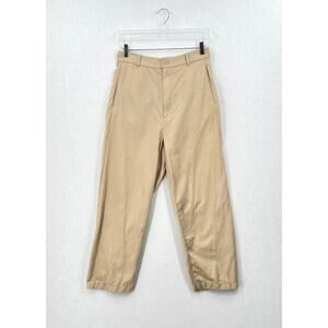 COS Straight Leg Twill Chino pants Men 30R Light Tan Elastic Pockets Lightweight